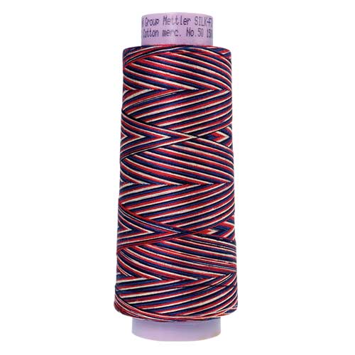 9823 - Patriotic  Silk Finish Cotton Multi 50 Thread - Large Spool
